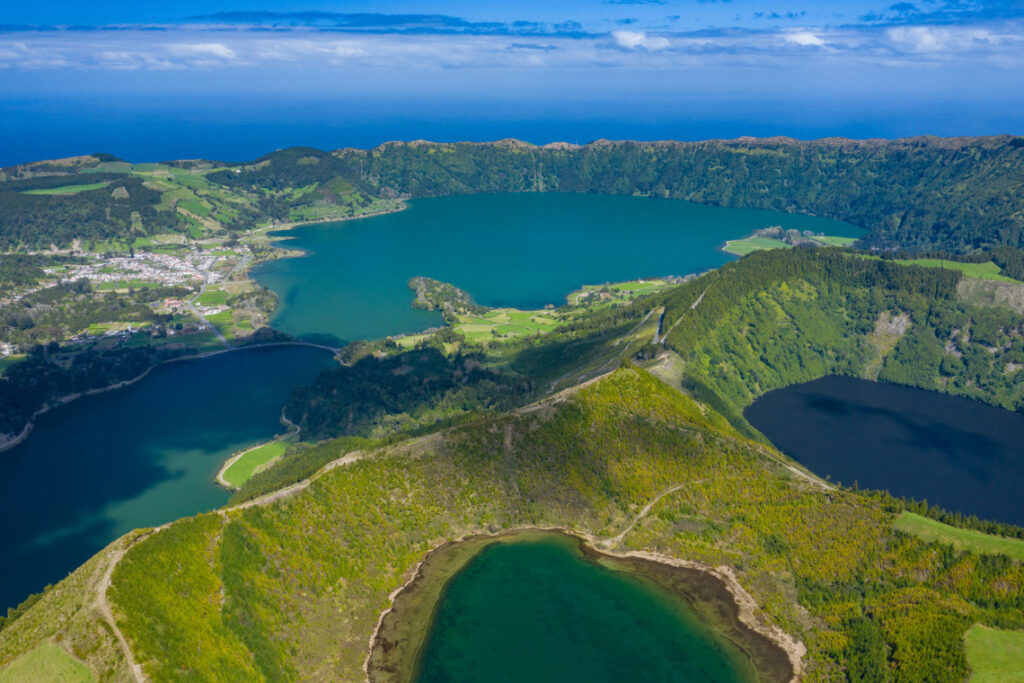 São Miguel’s crater lakes at Sete Cidades