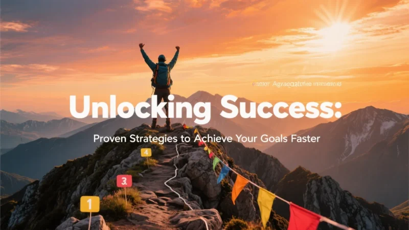 Unlocking Success: Proven Strategies to Achieve Your Goals Faster.