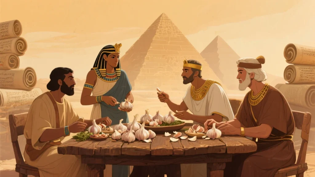 Ancient Egypt and garlic
