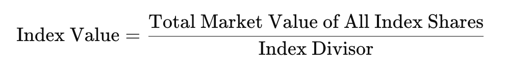 Nasdaq Composite Index formula
