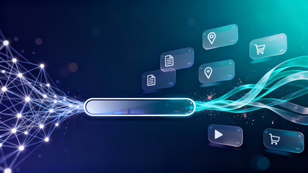 The feature of search with AI